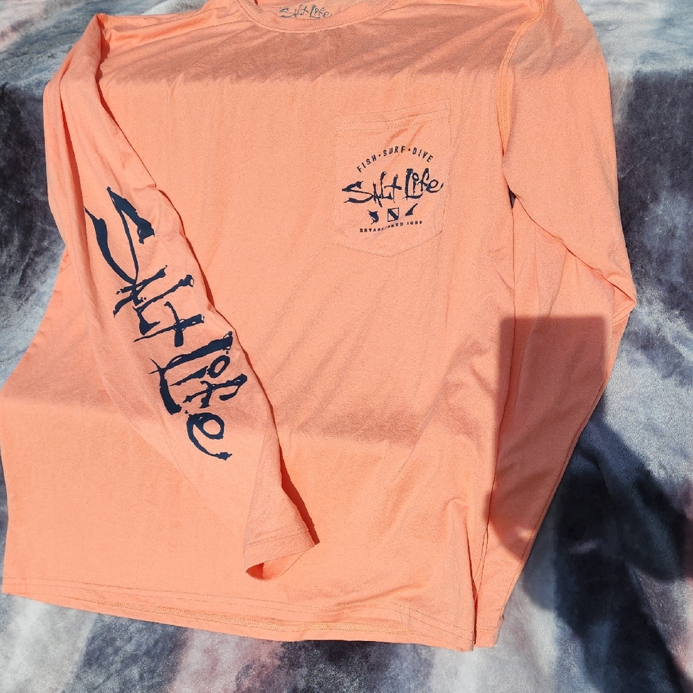 Salt Life Coral Long Sleeve Tee